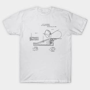 Self Binding Harvester Vintage Patent Hand Drawing T-Shirt